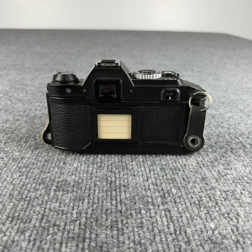 Konica FS-1 35mm SLR Film Camera Black Hexanon AR 50mm F1.7 Lens Japan